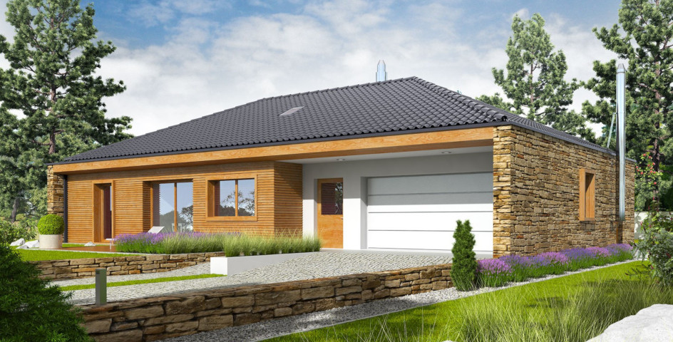 budowa domu EX 8 G2 (wersja B) soft (odbicie lustrzane) - New-House