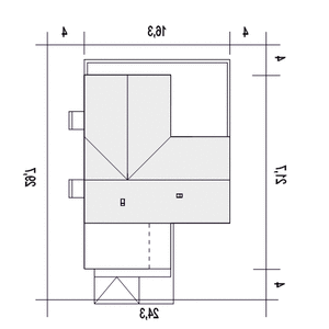 Magnetyt z garażem 2-st. [A] (odbicie lustrzane) - miniatura 9
