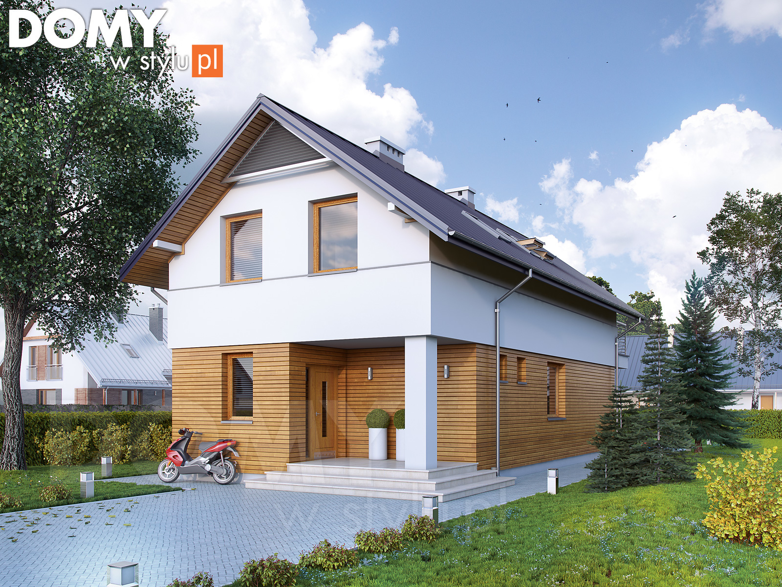 budowa domu Koliber 5 (odbicie lustrzane) - New-House