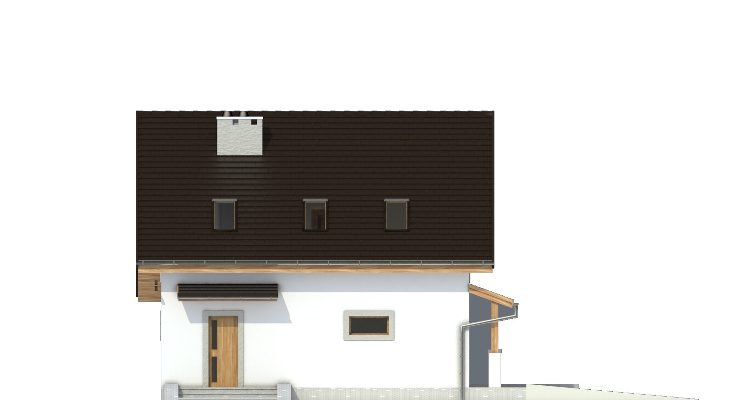 Truskawka II z garażem 1-st. [A] (odbicie lustrzane) - miniatura 5