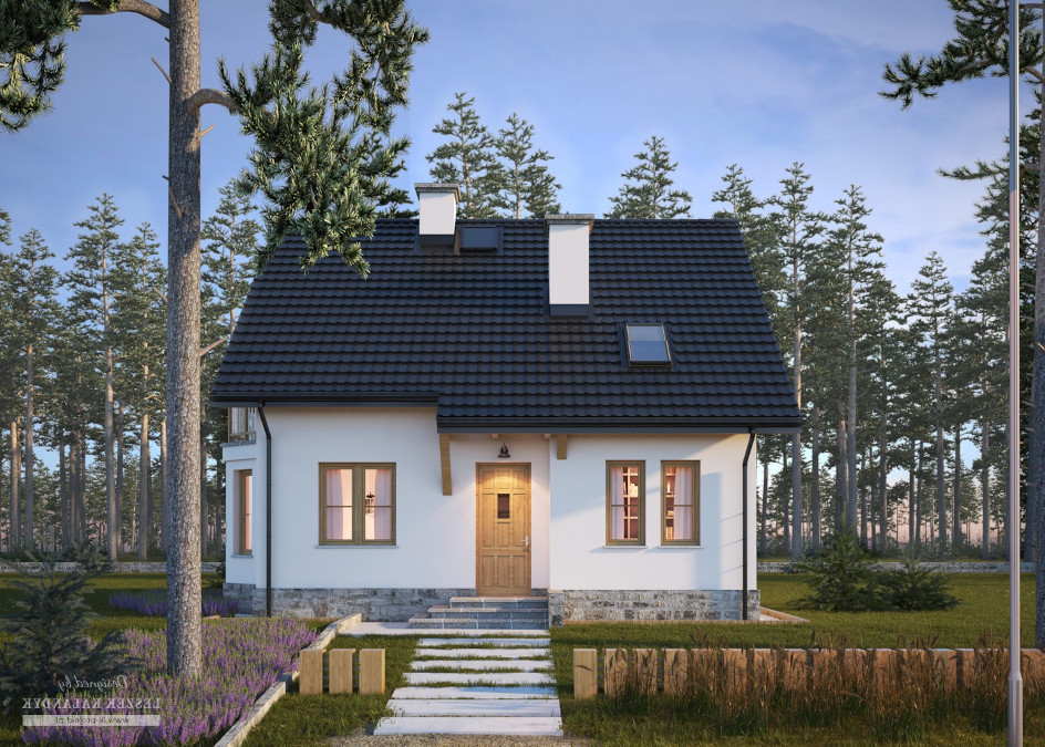 Budowa domu LK&516 (odbicie lustrzane) z New-House