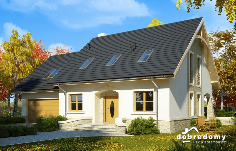 budowa domu Tytus II odbicie lustrzane - New-House