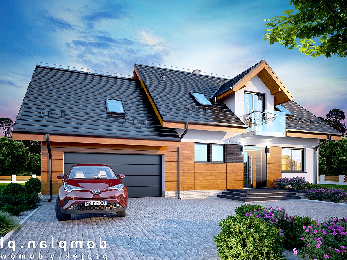 budowa domu ALANDRA 2M (Odbicie lustrzane) - New-House