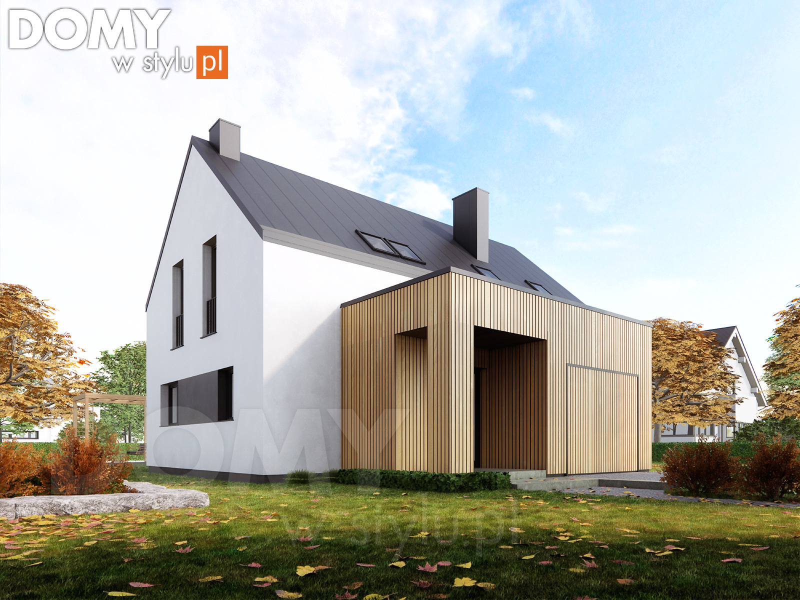 budowa domu Malachit (odbicie lustrzane) - New-House