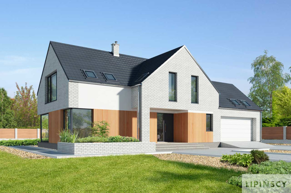 Budowa domu RABAT DCP366 (odbicie lustrzane) z New-House