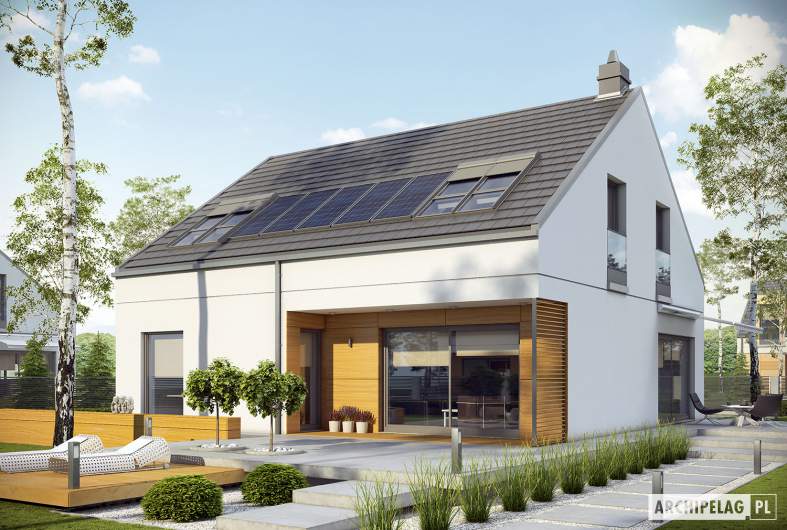 budowa domu E10 ENERGO PLUS (odbicie lustrzane)- New-House