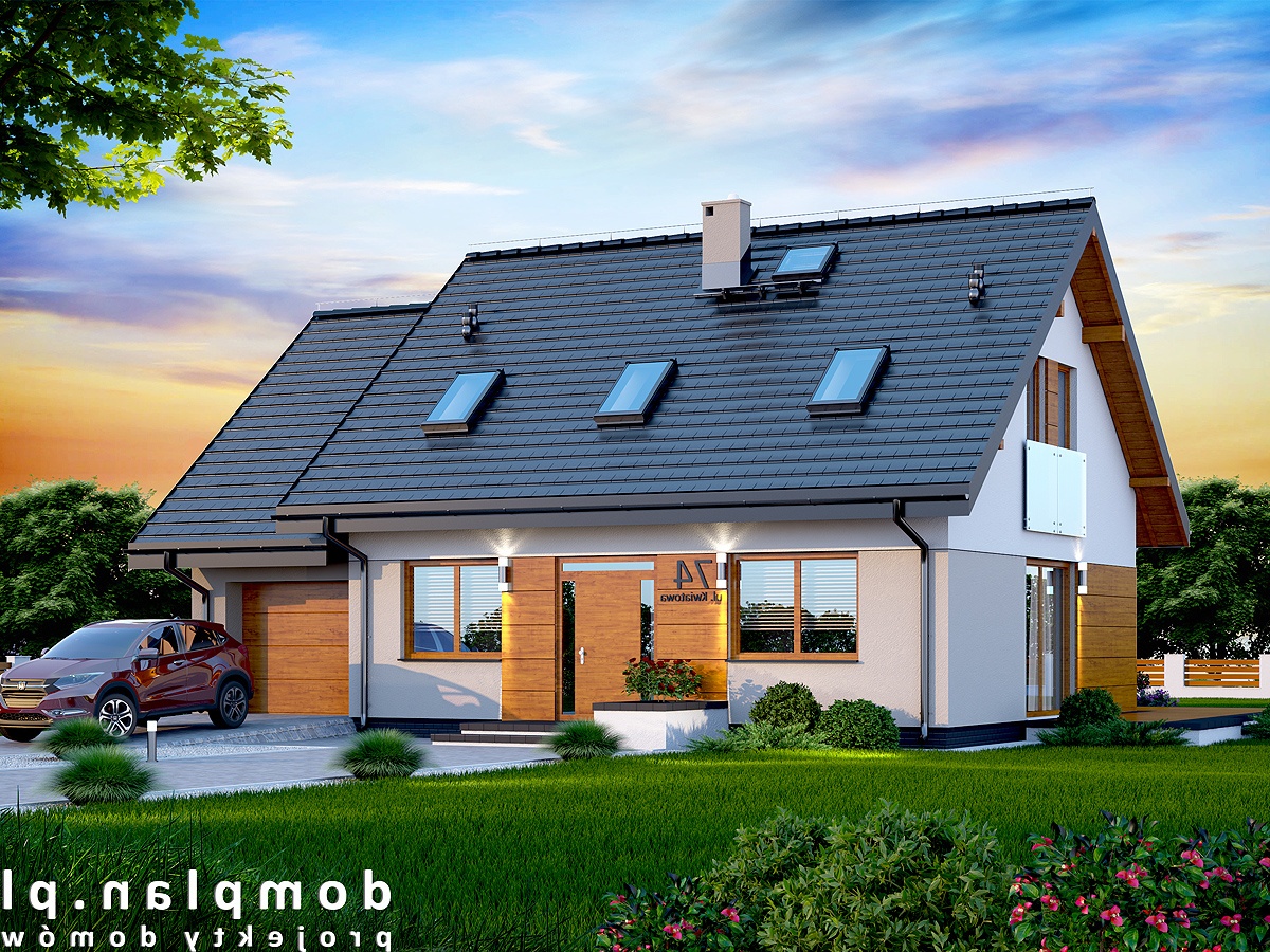 budowa domu KENDRA XS BIS (Odbicie lustrzane) - New-House