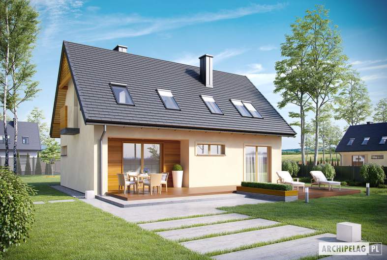 budowa domu E11 III ECONOMIC (odbicie lustrzane) - New-House