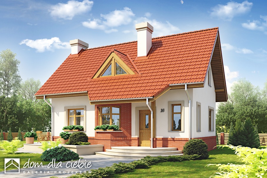 budowa domu Agatka styl bez garażu [B] - New-House