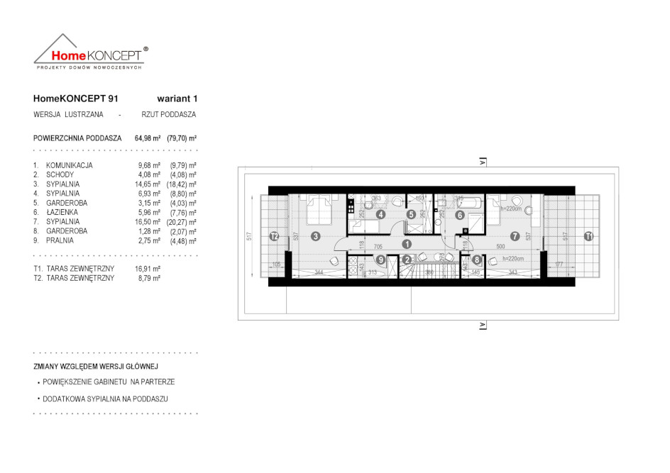 HomeKONCEPT 91 wariant 01 (odbicie lustrzane) - miniatura 5