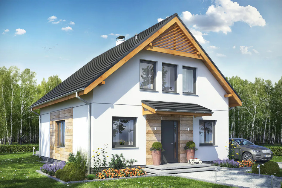 Budowa domu BASET 7 BEZ GARAŻU z New-House