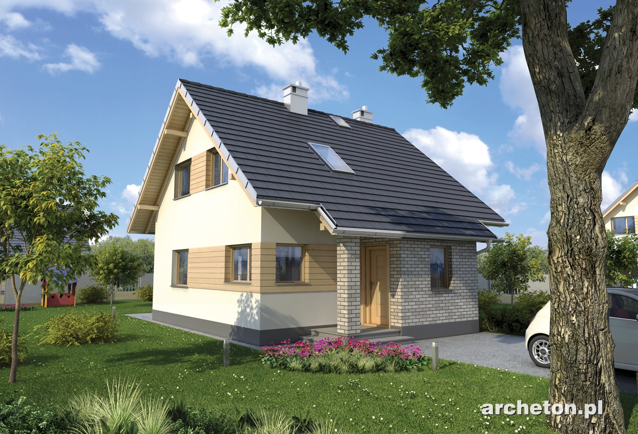 budowa domu Groszek (Odbicie lustrzane) - New-House