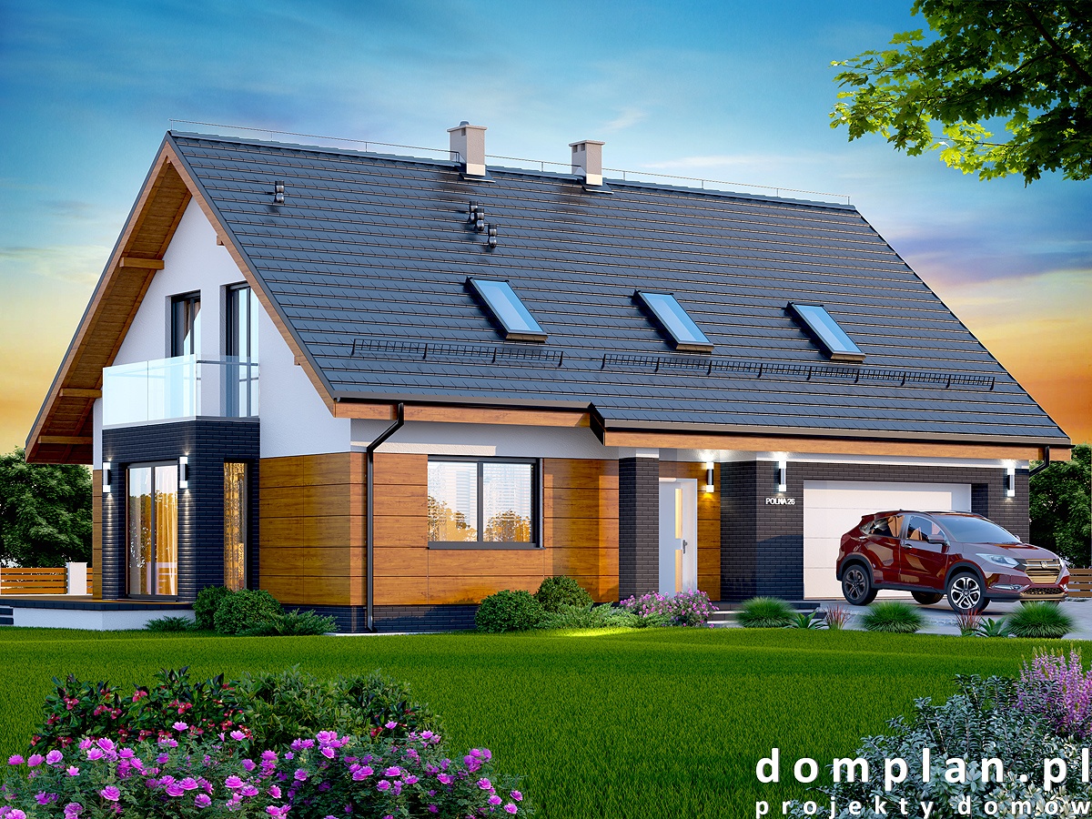 budowa domu DARLENA XL Z WYKUSZEM - New-House