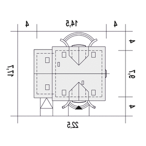 Dom Dla Ciebie 3 z garażem 1-st. [A] (odbicie lustrzane) - miniatura 10