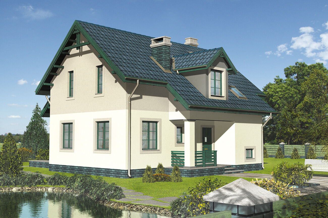 budowa domu Longin (odbicie lustrzane) - New-House