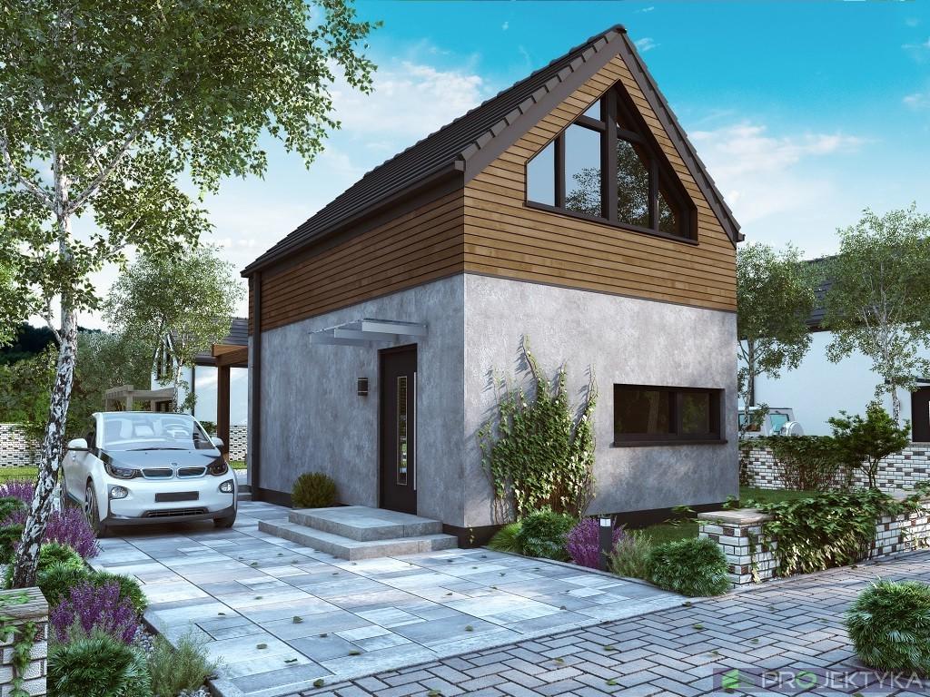 budowa domu - Ka158 Sz  (odbicie lustrzane) - New-House