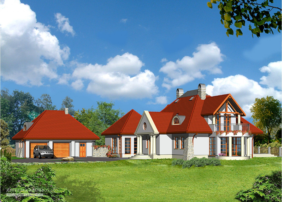 Budowa domu LK&327 (odbicie lustrzane) z New-House