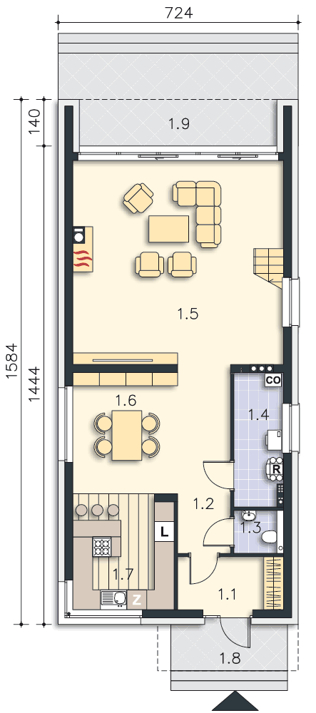 Delft III DCP294b (odbicie lustrzane) - miniatura 5