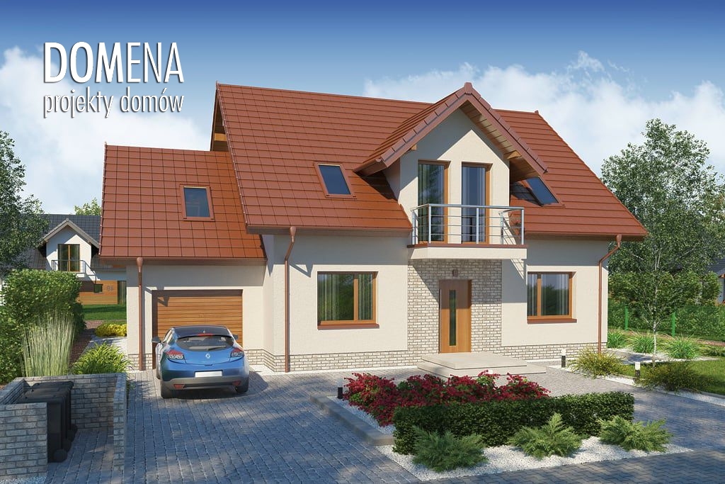 budowa domu Lutecja PS (Odbicie lustrzane) - New-House