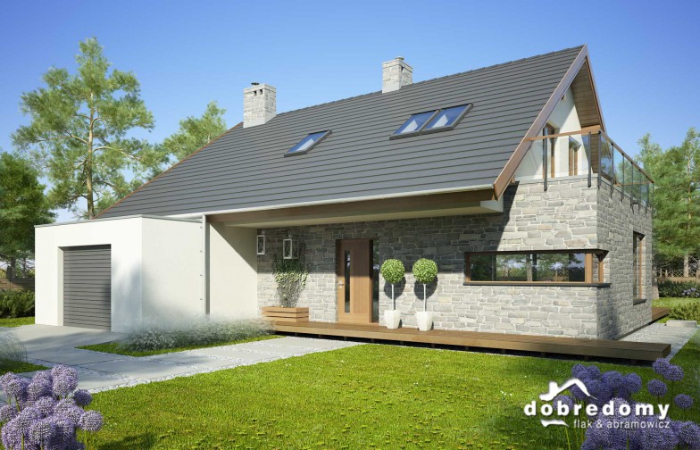 budowa domu Bianka odbicie lustrzane - New-House