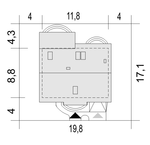 Inka IV z garażem 1-st. [A] - miniatura 11