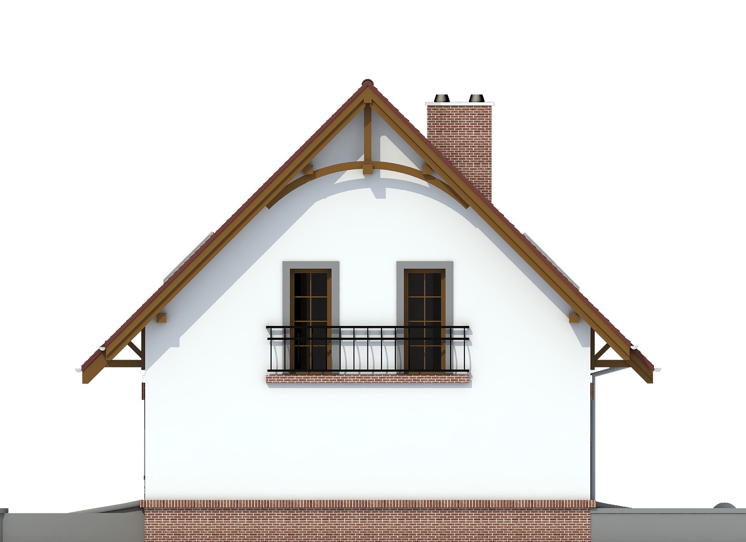 Sosnówka II bez garażu [B] (odbicie lustrzane) - miniatura 5
