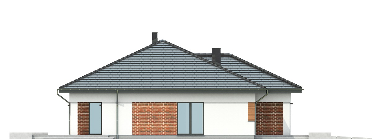 Kalcyt z garażem 1-st. [A] (odbicie lustrzane) - miniatura 5