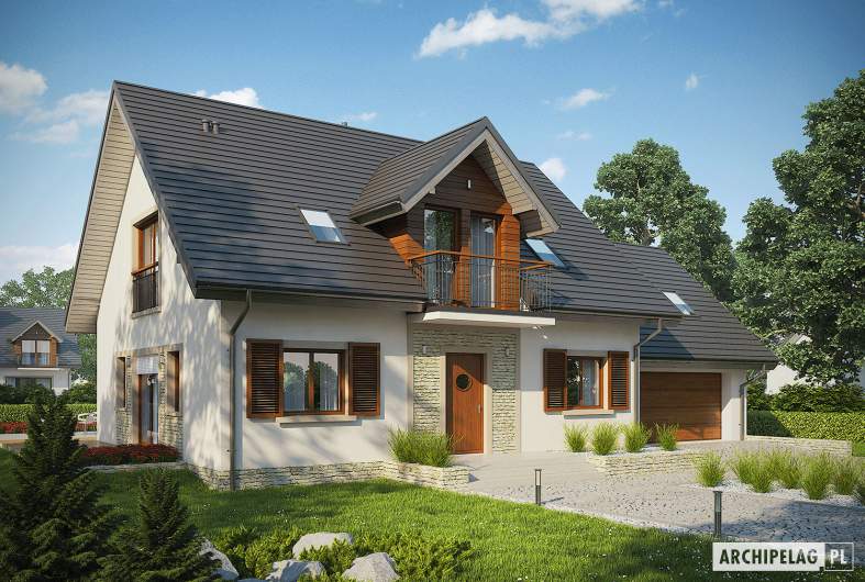 budowa domu Amaranta G2 Leca® DOM (odbicie lustrzane) - New-House