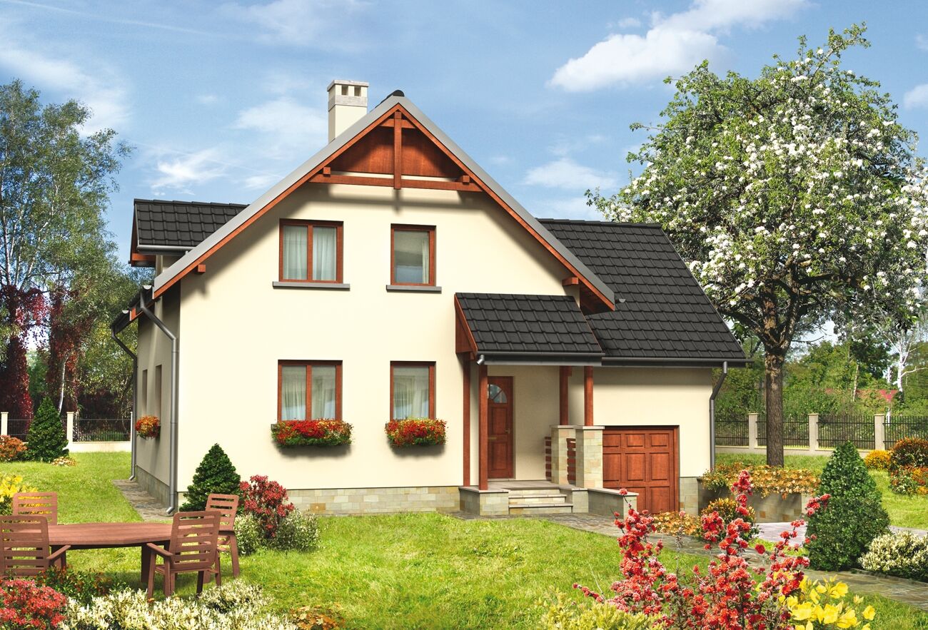 budowa domu Damazy (odbicie lustrzane)- New-House