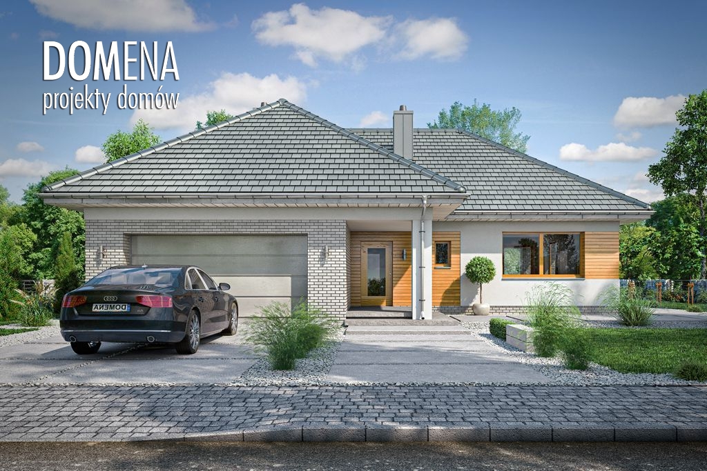 budowa domu Domena 126 B (Odbicie lustrzane) - New-House
