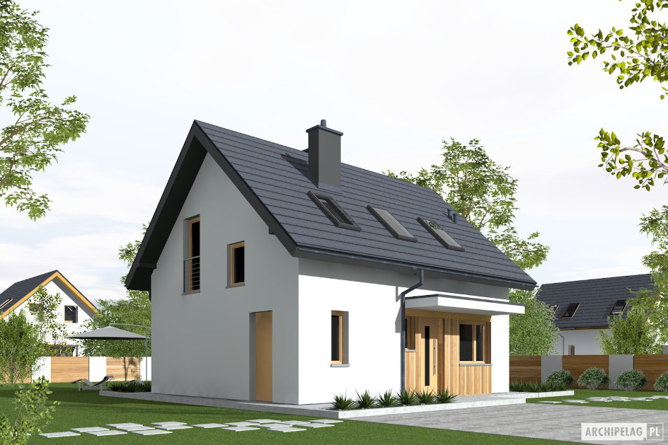 Budowa domu Mini 17 ENERGO (odbicie lustrzane) z New-House