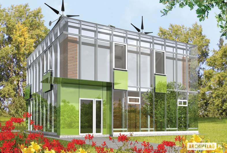budowa domu Cube (odbicie lustrzane) - New-House