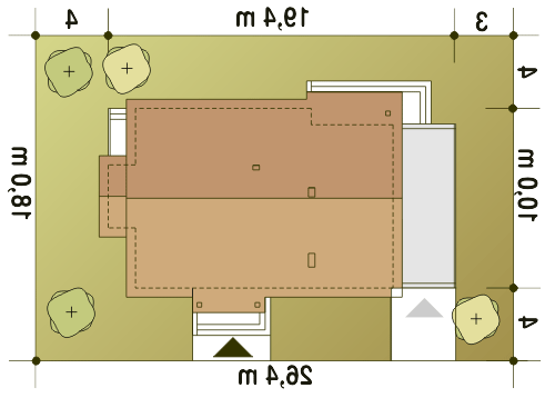 Gąska z garażem 1-st. [A1] (odbicie lustrzane) - miniatura 9