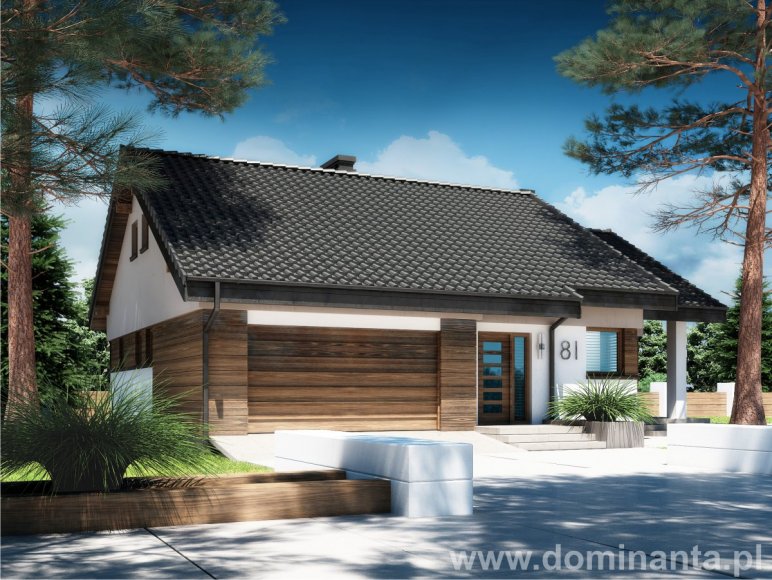 budowa domu Nel 2G (Odbicie lustrzane) - New-House