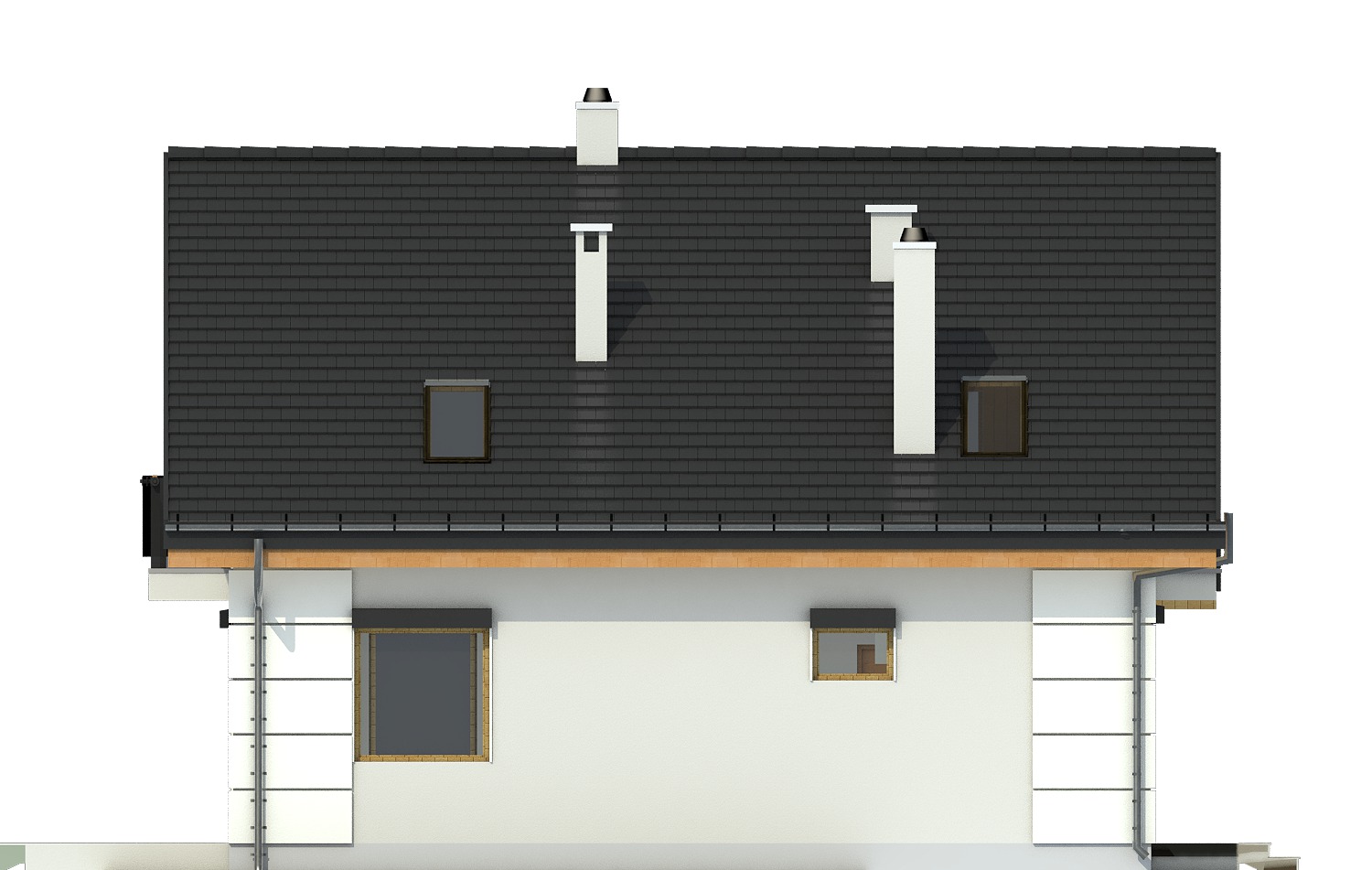 Nowinka VI z garażem 1-st. [A] (odbicie lustrzane) - miniatura 4