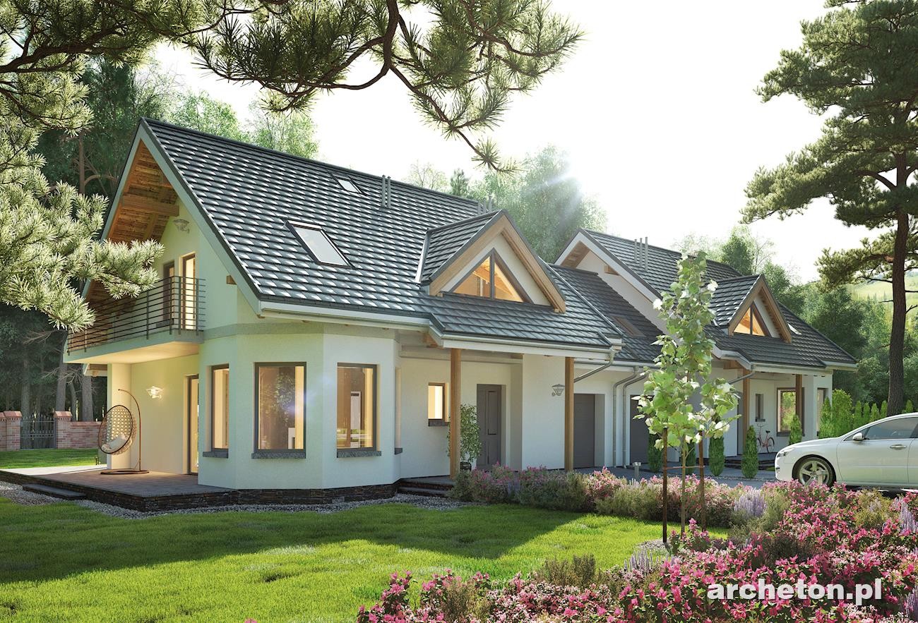 budowa domu Majka Duo (odbicie lustrzane) - New-House