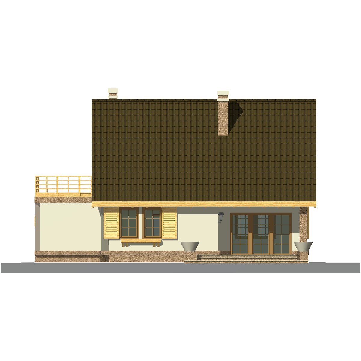 Bażant z garażem 1-st. [A] (odbicie lustrzane) - miniatura 4
