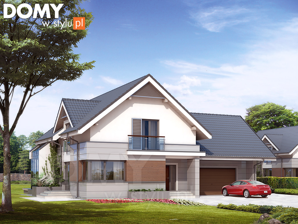 budowa domu Jaspis 2 (Odbicie lustrzane) - New-House
