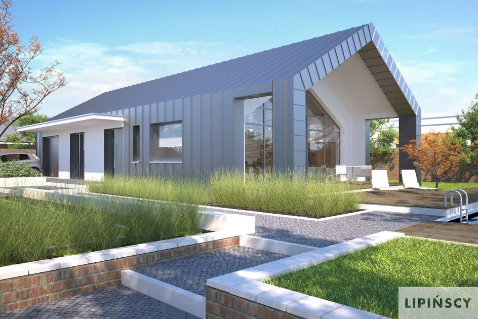 Budowa domu Lancaster DCB104 (odbicie lustrzane) z New-House