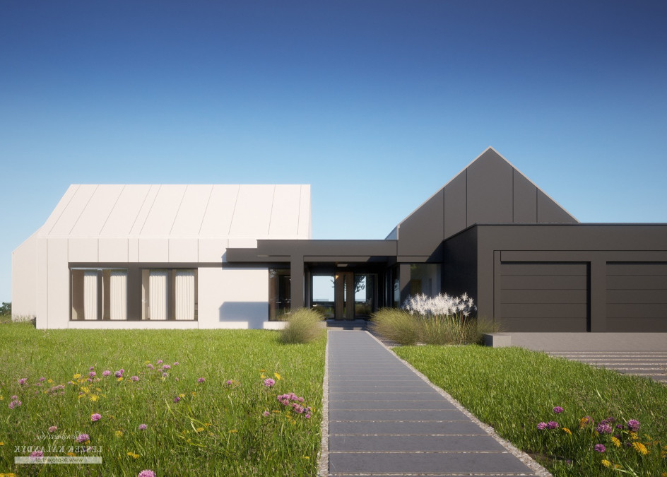 Budowa domu LK&1493 (odbicie lustrzane) z New-House