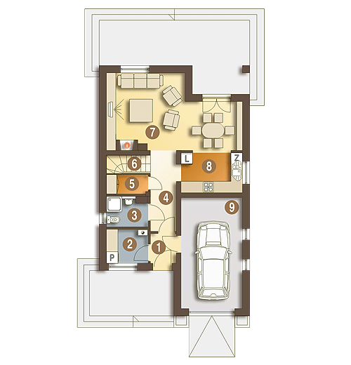 Greta III trend z garażem 1-st. [A] - miniatura 8