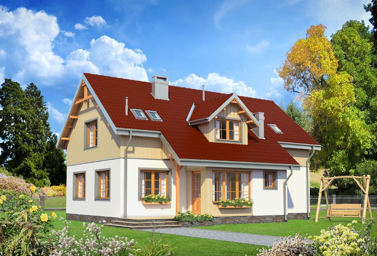 budowa domu Derkacz (odbicie lustrzane) - New-House