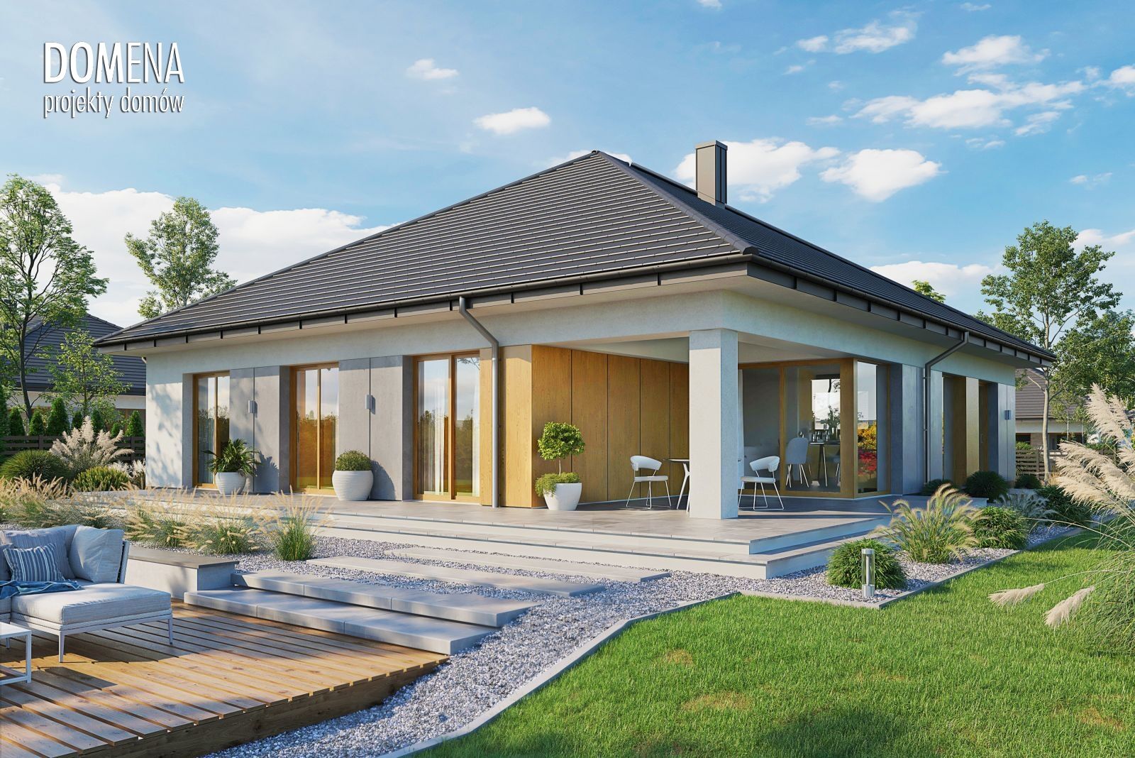 budowa domu Domena 132 B - New-House