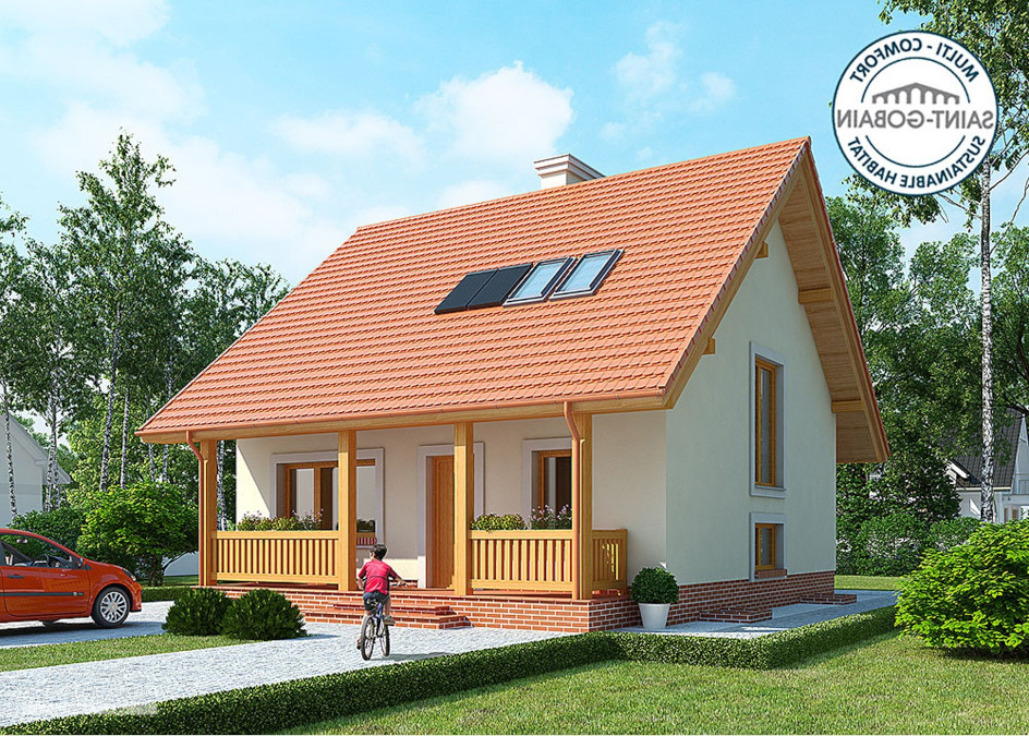 Budowa domu LK&1118 (odbicie lustrzane) z New-House