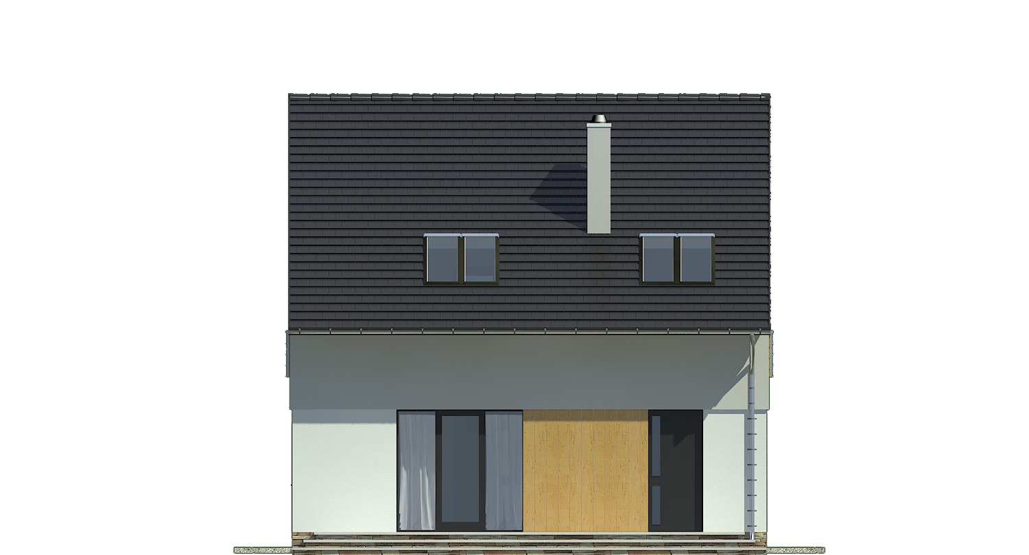 Szczęśliwa z garażem 1-st. [A] (odbicie lustrzane) - miniatura 4