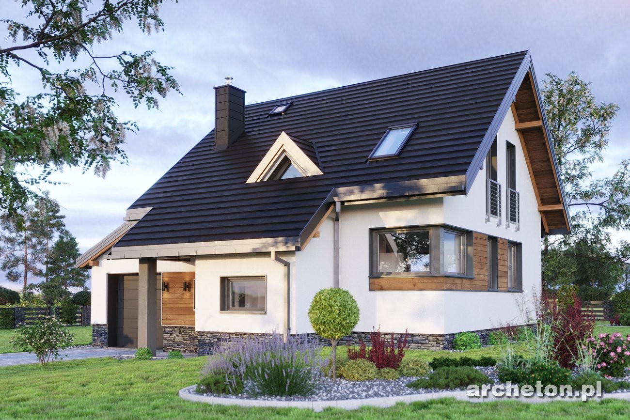 budowa domu Amelia Nano (odbicie lustrzane) - New-House