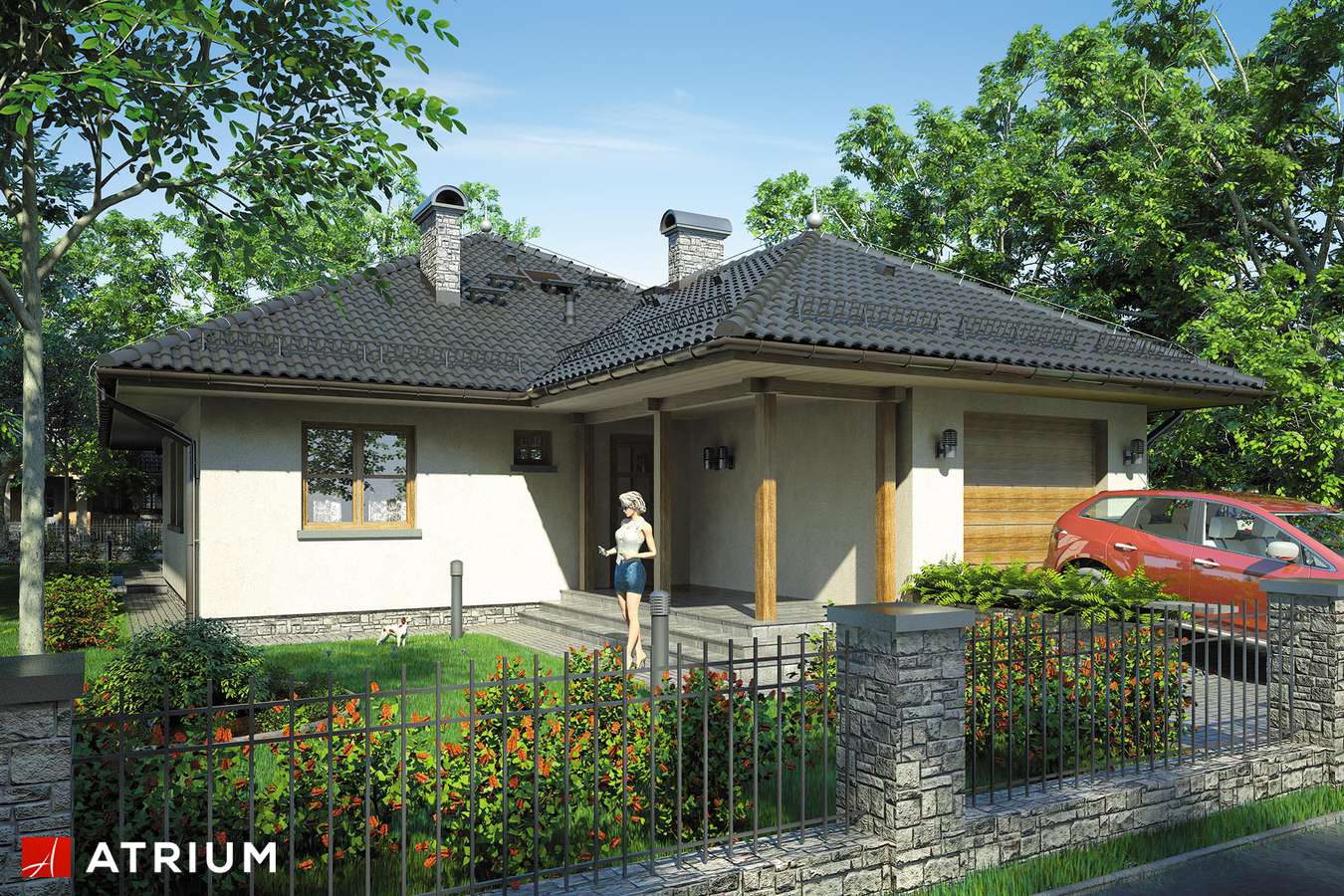 budowa domu Tip Top odbicie lustrzane - New- House