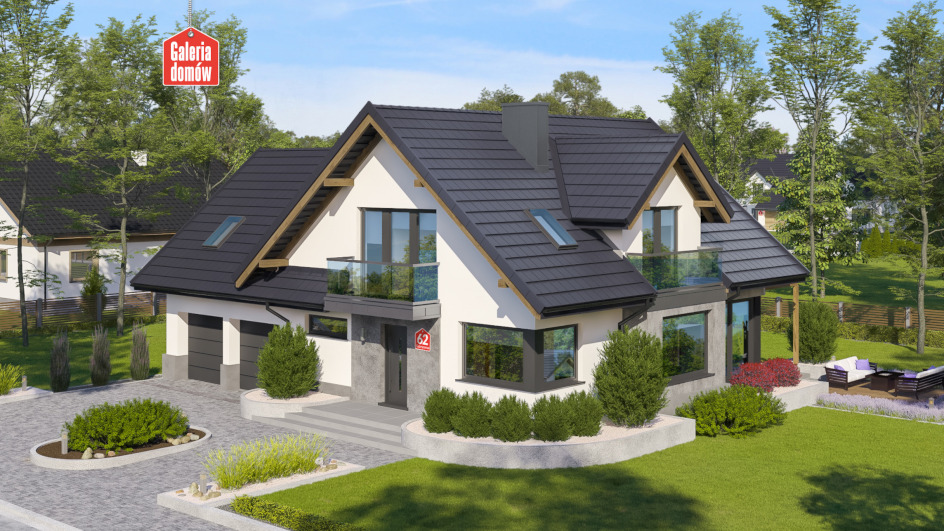 Budowa domu Dom przy Cyprysowej 62 (odbicie lustrzane) z New-House