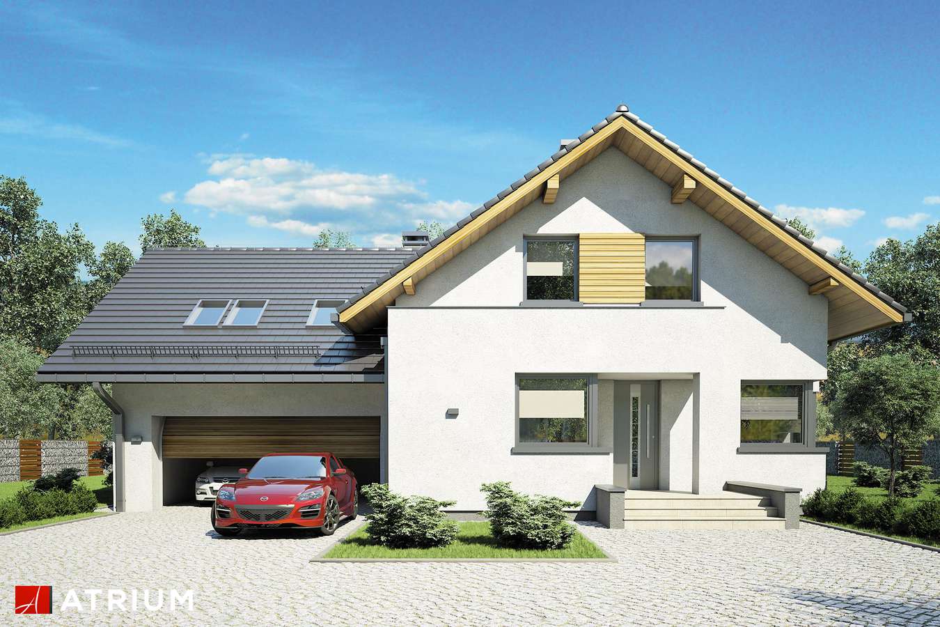 budowa domu Muskat (odbicie lustrzane)- New-House