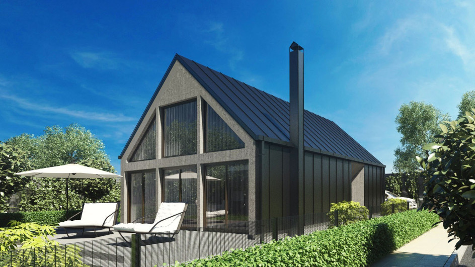 budowa domu uA67v5 (odbicie lustrzane) - New-House
